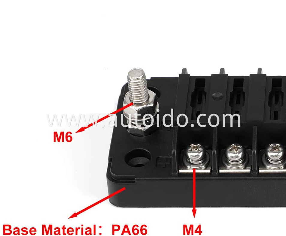 6-way fuse holder